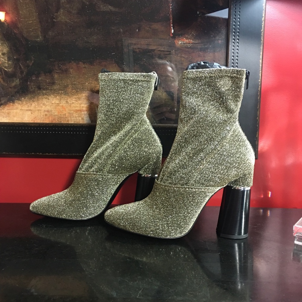 3.1 Philip Lim Gold Ankle Boot NIB! - Picture 6 of 8